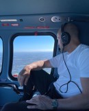 Jason Statham on their Private Helicopter Ride
