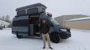 Rossmonster's New Sprinter Camper Features Serious Utility Systems and a Huge Pop-Top Roof
