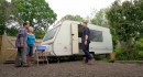 Rotten, old travel trailer gets transformed on a very tight budget