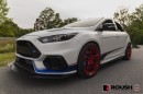 Roush Ford Focus RS Gets Candy Red Vossen Wheels