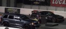 Roush Mustang Drag Races Jeep Grand Cherokee SRT8