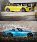 2023 Nissan Z Roadster flame-spitting rendering by sugardesign_1