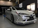 Rowen 2016 Prius Packs Quad Exhaust, a Big Wing and Lots of LEDs
