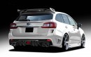 Rowen Subaru Levorg Tuning: Huge Wing for Racing Wagon