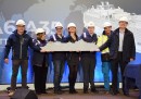 Royal Caribbean's Utopia of the Sea steel-cutting ceremony