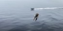Royal Marines Jet Suit Boarding Exercise