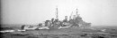 Dazzle-painted HMS Trinidad, 1942