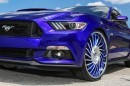 "Royal Pony Express" Ford Mustang by Forgiato Has Oversized Wheels