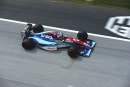 Rubens Barrichello during the 1994 San Marino GP, before crashing heavily in the practice session