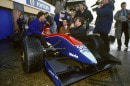 Eddie Jordan and Rubens Barrichello present the Jordan 193