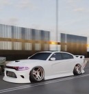 Dodge Charger SRT Hellcat CGI JDM tuning by jdmcarrenders