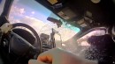 Runaway wheel strikes Ford Explorer police interceptor in Pennsylvania