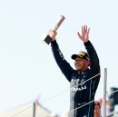 Lewis Hamilton Celebrating French GP Podium