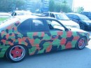 Russian Cars Dressed as Tanks for Victory Day