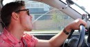 YouTuber modifies windshield wiper on his 2006 Subaru Impreza WRX to shoot kombucha