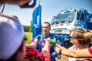 Kamaz trucks at Silk Way Rally 2021