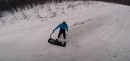 Electric snowboard