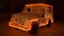 Russian Makes G-Class from 6 Tons of Ice, and It Actually Drives