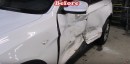 Russian Mechanic Repairs BMW X3 Wreck, Caved in Side Magically Disappears
