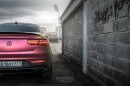 Russian Mercedes GLE Coupe Combines Vossen Wheels with  Flip Wrap