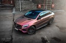 Russian Mercedes GLE Coupe Combines Vossen Wheels with  Flip Wrap