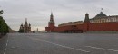 The Red Square and the Kremlin in Moscow