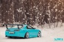 Toyota Supra in Snow