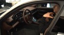 Porsche Taycan Turbo S crashed inside Russian dealership