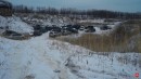 Russian winter hill climb SUV and off-roader action