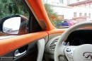 Infiniti FX37 in Orange Leather