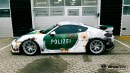 Rusty Polizei Wrap Porsche Cayman GT4