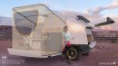 The RV2035 is the ideal trailer: a teardrop in form but a large-size RV in function