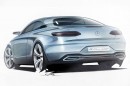 Mercedes-Benz S-Class Coupe Sketch