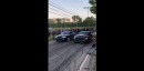 Tuned S550 Ford Mustang drag races SN95 Mustang and hits power pole on Reddit