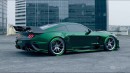 S650 Ford Mustang Shelby GT500 slammed widebody rendering by hycade