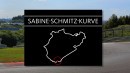 Sabine Schmitz Nurburbring corner