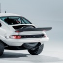 Porsche 993 SOC EV 911 Off-Road rendering by hakosan_design