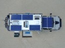 Safari Extreme Expedition Vehicle Roof With Solar Setup