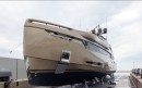 Custom Anjelif superyacht launched by Columbus Yachts