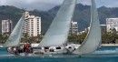 Sailing Yacht Criterion got stuck in the reef, broke apart and sunk