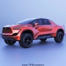 Salmon Tesla Cybertruck Rendering Is Probably More Rugged Than the Real Deal