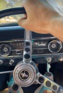 Sam Asghari and 1965 Ford Mustang