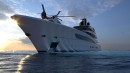 Samana concept proposes a very understated but still luxurious megayacht surrounded by a "halo"