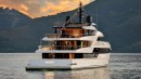 Sanlorenzo launches first 50Steel yacht, called Almax