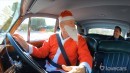 Burnouts in Santa's V8 Rolls-Royce Silver Cloud Icon Derelict! Christmas Special