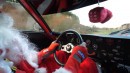 Lancia Stratos gets driven by "Santa"