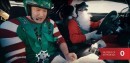 Santa's Hot Lap in a Lexus RC-F GT3