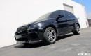 Sapphire Black BMW X5 M with Vorsteiner
