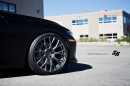 Satin Black BMW F30 3 Series on PUR Wheels