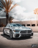 Mercedes-AMG mirror wrap by West Coast Customs